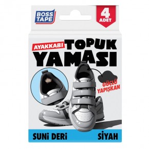 Boss Tape Yeni Topuk Yaması Siyah Bt-07005