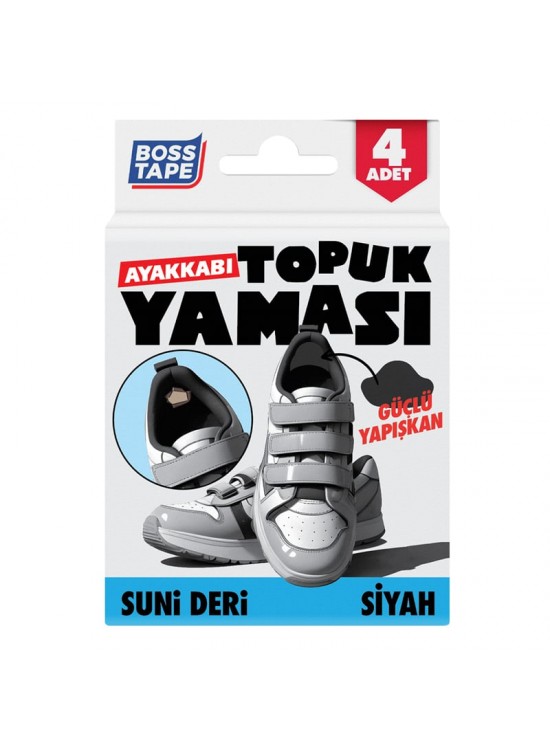 Boss Tape Yeni Topuk Yaması Siyah Bt-07005