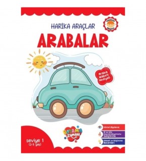Boyama Seviye 1 Harika Araçlar 2-3 Yaş