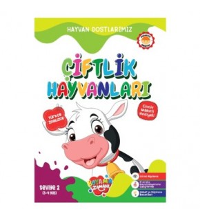 Boyama Seviye 2 Hayvan Dostlarımız 3-4 Yaş