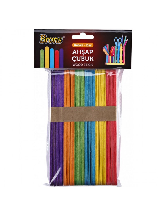 Brons Dil Çubuğu Renkli Dar BR-902