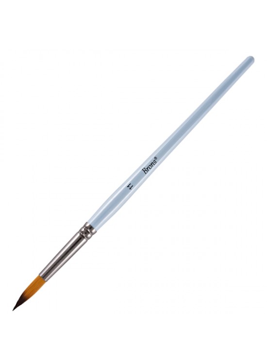 Brons Boya Fırçası Sentetik Kil Yuvarlak Uç 11 Br-762 (1 Adet)