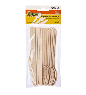 Brons Çatal Kaşık Bıçak Naturel BR-920