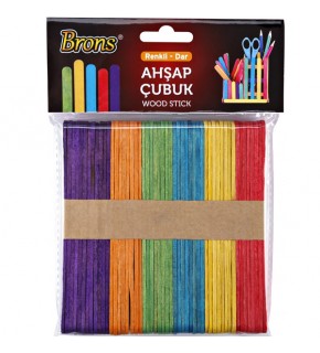 Brons Dil Çubuğu Renkli Geniş BR-903