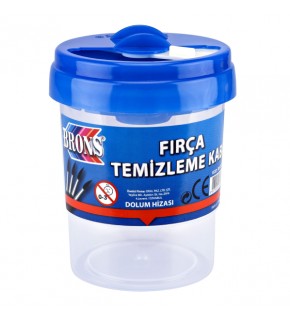 Brons Fırça Temizleme Kabı