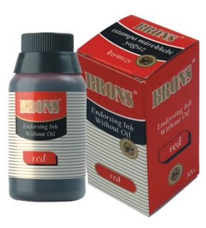 Brons Istampa Mürekkebi Yağlı 30 CC Kırmızı BR-316 (1 Adet)