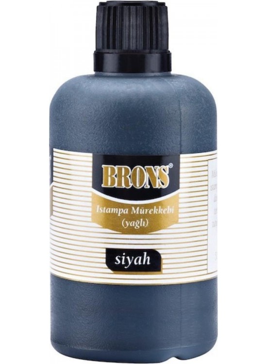 Brons Istampa Mürekkebi Yağlı 500 CC Siyah BR-320