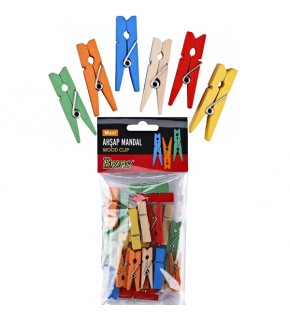 Brons Mandal Ahşap Renkli Küçük BR-904