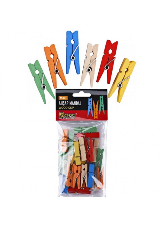 Brons Mandal Ahşap Renkli Küçük BR-904