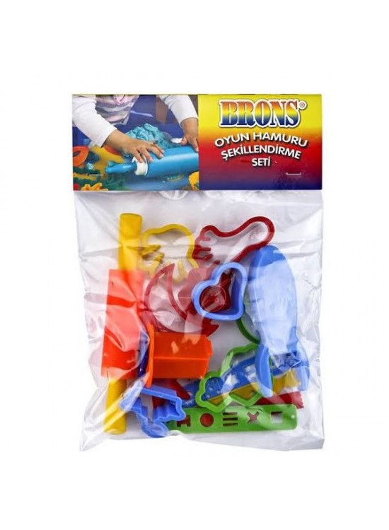 Brons Oyun Hamuru Kalıp Seti Küçük Şekiller BR-471