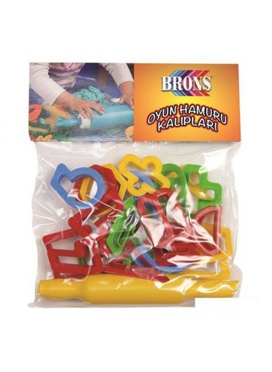 Brons Oyun Hamuru Matematik Kalıp Seti Br-472 Brons Oyun Hamuru Matematik Kalıp Seti Br-472