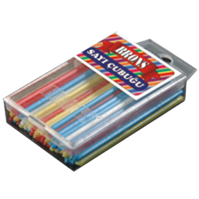 Brons Sayma Çubukları Plastik Kutu BR-222 (1 Adet)