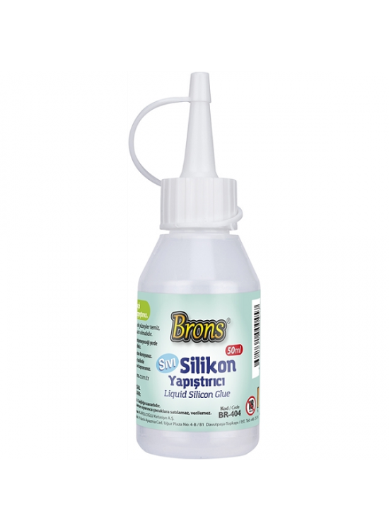 Brons Silikon Sıvı Yapıştırıcı 50 GR BR-404 (1 Adet)