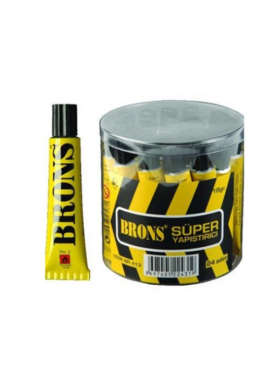 Brons Sıvı Yapıştırıcı Solventsiz Süper NO:2 18 GR BR 413