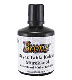 Brons Tahta Kalem Mürekkebi 100 CC Siyah BR-353 (1 Adet)