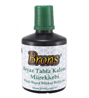 Brons Tahta Kalem Mürekkebi 100 CC Yeşil BR-355 (1 Adet)
