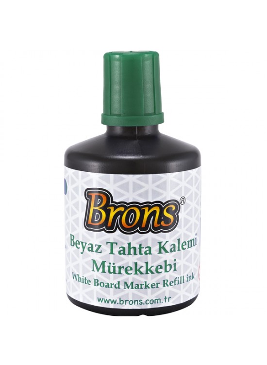 Brons Tahta Kalem Mürekkebi 100 CC Yeşil BR-355 (1 Adet)