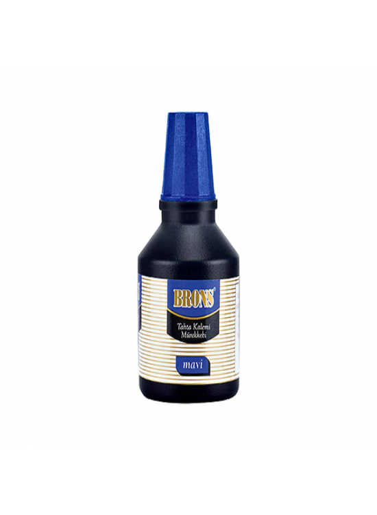 Brons Tahta Kalem Mürekkebi 30 CC Mavi BR-351 (1 Adet) Brons Tahta Kalem Mürekkebi 30 CC Mavi BR-351 (1 Adet)