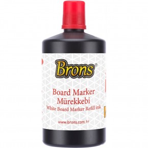Brons Tahta Kalemi Mürekkebi 250 CC Kırmızı BR-9152 (1 Adet)