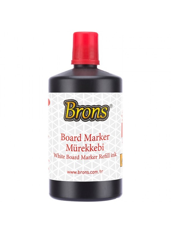 Brons Tahta Kalemi Mürekkebi 250 CC Kırmızı BR-9152 (1 Adet)