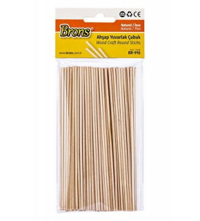 Brons Yuvarlak Çubuk Naturel İnce BR-916