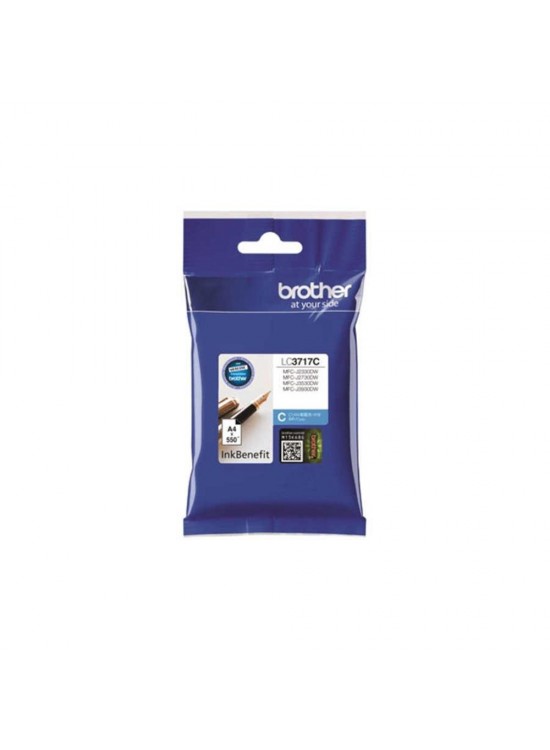 Brother LC3717C Cyan Mavi 550 Sayfa Kartuş MFC-J3930DW Brother LC3717C Cyan Mavi 550 Sayfa Kartuş MFC-J3930DW