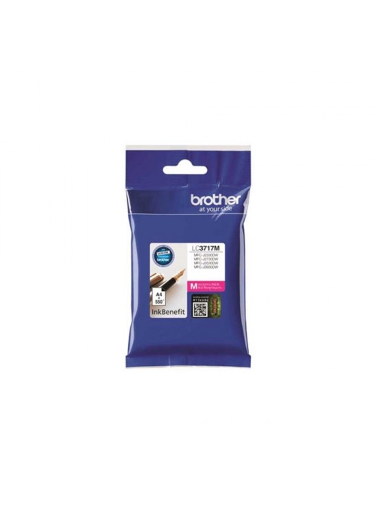 Brother LC3717M Magenta Kırmızı 550 Sayfa Kartuş MFC-J3930DW Brother LC3717M Magenta Kırmızı 550 Sayfa Kartuş MFC-J3930DW