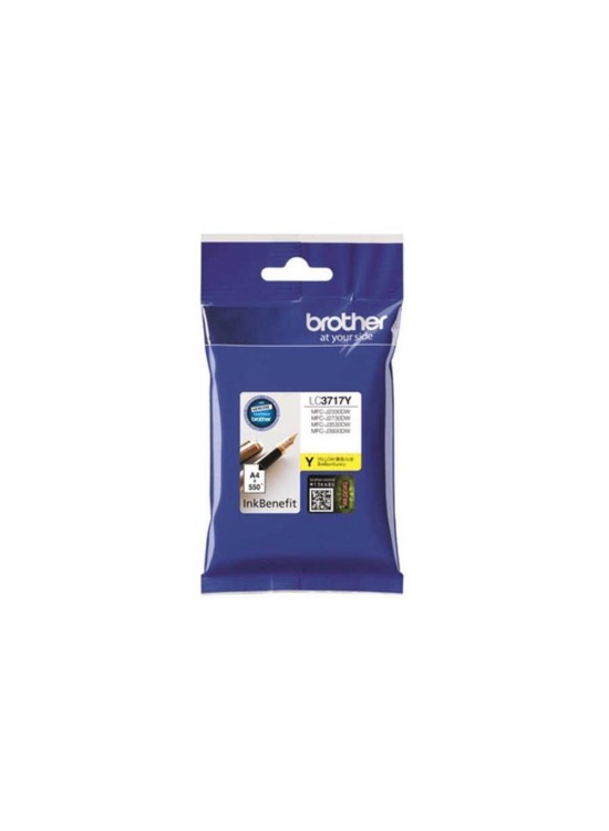 Brother LC3717Y Yellow Sarı 550 Sayfa Kartuş MFC-J3930DW Brother LC3717Y Yellow Sarı 550 Sayfa Kartuş MFC-J3930DW