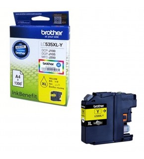 Brother LC535XLY Yellow Sarı 1.300 Sayfa Kartuş DCP-J105 MFC-J200
