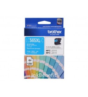 Brother LC565XLC Cyan Mavi 1.200 Sayfa Kartuş MFC-J3520-J3720