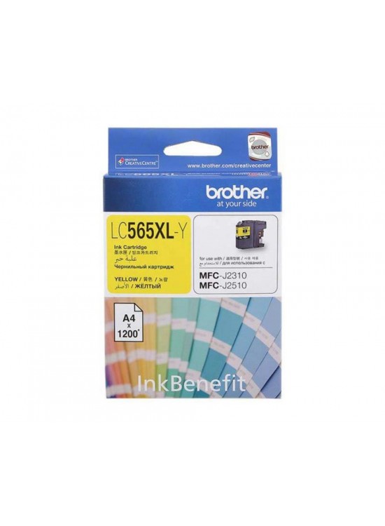 Brother LC565XLY Yellow Sarı 1.200 Sayfa Kartuş MFC-J3520-J3720