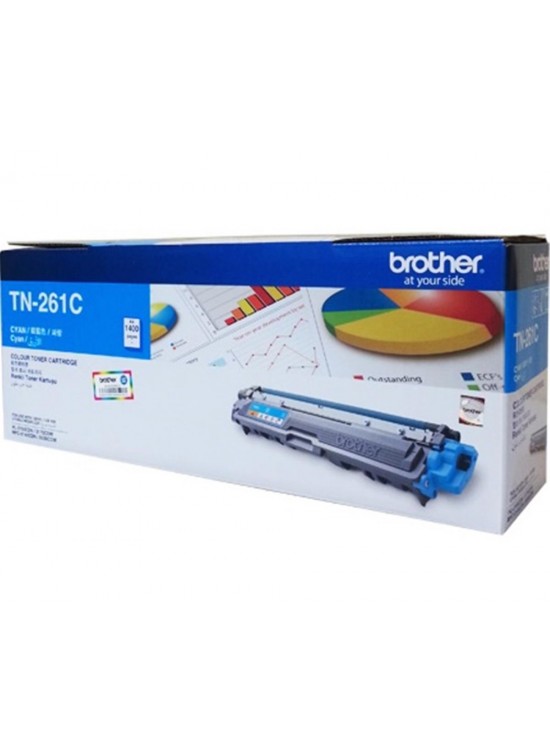 Brother TN-261C 1.400 Sayfa Cyan Mavi Toner HL-3150-3170 MFC-9140-9330