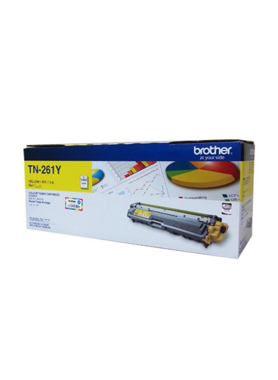 Brother TN-261Y 1.400 Sayfa Yellow Sarı Toner HL-3150-3170 MFC-9140-9330 Brother TN-261Y 1.400 Sayfa Yellow Sarı Toner HL-3150-3170 MFC-9140-9330