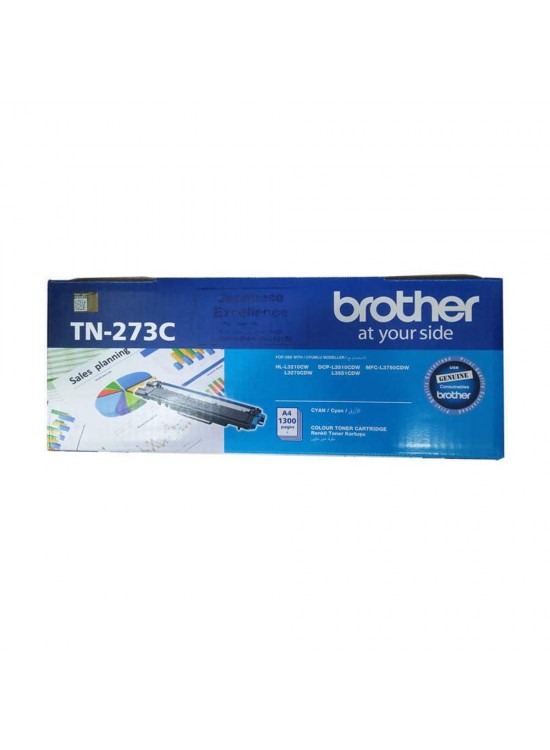 Brother TN-273C 1.300 Sayfa Cyan Mavi Toner HL-L3270CDW DCP-L3551CDW MFC-L3750CDW