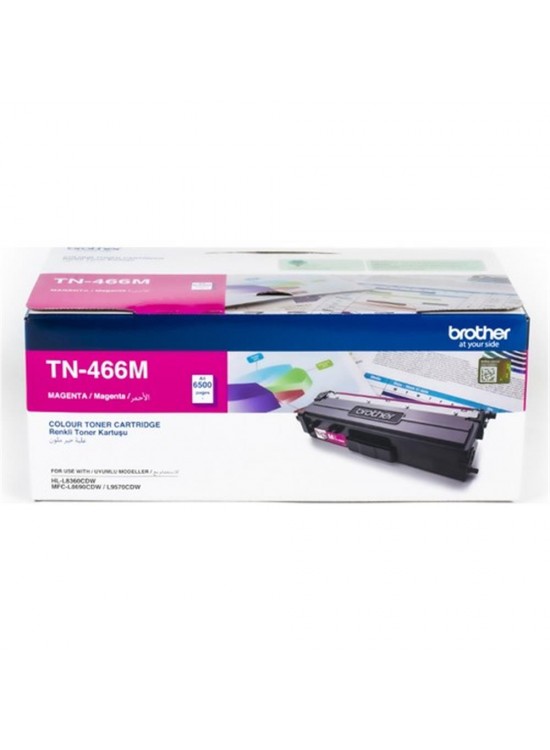 Brother TN-466M 6.500 Sayfa Magenta Kırmızı Toner HL-8360 MFC-8690