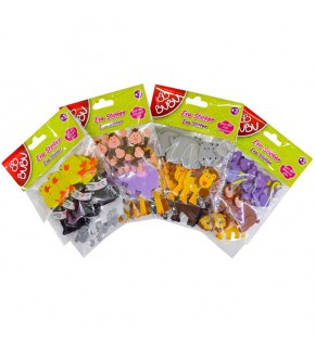 Bu-Bu 3D Eva Sticker Oynar Gözlü Hayvanlar BUBU-STS023 (1 Adet)