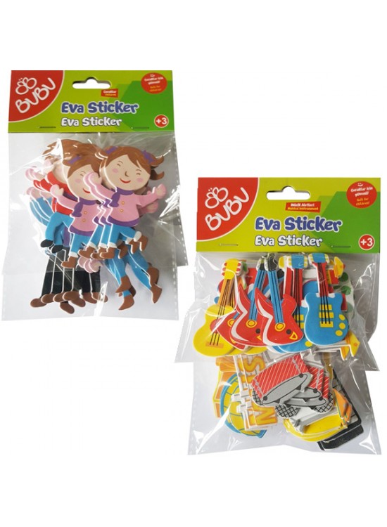 Bu-Bu 3D Eva Sticker BUBU-STS043 (1 Adet)