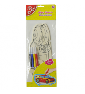 Bu-Bu Ahşap Boyama Araba BUBU-AB0041