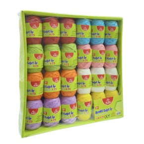 Bu-Bu Çift Renkli İp 10mt Kalın (1 Adet)