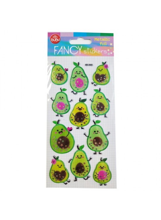 Bu-Bu Damla Stıckers Avakado Metalik 9x20 BUBU-PUS-8404