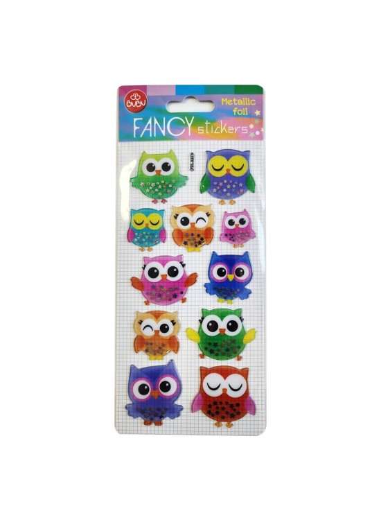 Bu-Bu Damla Stıckers Baykuş Metalik 9x20 BUBU-PUS-8405 Bu-Bu Damla Stıckers Baykuş Metalik 9x20 BUBU-PUS-8405