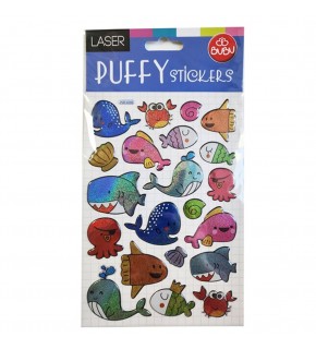 Bu-Bu Damla Stıckers Deniz Hayvanlar! 12,5x23,5 BUBU-PUF-6205