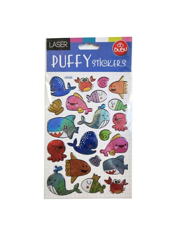 Bu-Bu Damla Stıckers Deniz Hayvanlar! 12,5x23,5 BUBU-PUF-6205