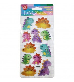 Bu-Bu Damla Stıckers Dinazor Metalik 9x20 BUBU-PUS-8406