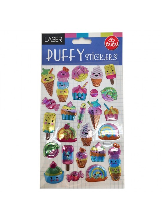 Bu-Bu Damla Stıckers Dondurma 12,5x23,5 BUBU-PUF-6210 Bu-Bu Damla Stıckers Dondurma 12,5x23,5 BUBU-PUF-6210