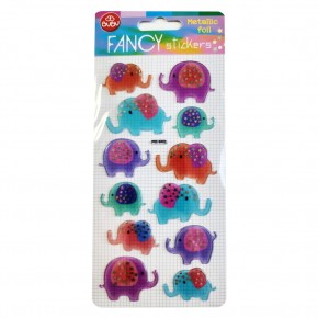 Bu-Bu Damla Stıckers Fil Metalik 9x20 BUBU-PUS-8402