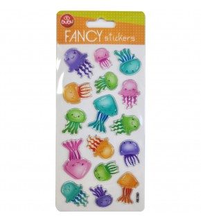 Bu-Bu Damla Stıckers Funcy Ahtapot 9x20 BUBU-PUS-7302