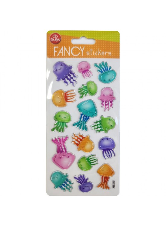 Bu-Bu Damla Stıckers Funcy Ahtapot 9x20 BUBU-PUS-7302 Bu-Bu Damla Stıckers Funcy Ahtapot 9x20 BUBU-PUS-7302