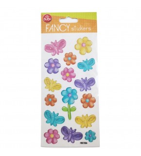Bu-Bu Damla Stıckers Funcy Çiçek&Kelebek 9x20 BUBU-PUS-7308