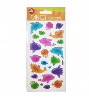 Bu-Bu Damla Stickers Funcy Deniz Hayvanlar! 9x20 BUBU-PUS-7304